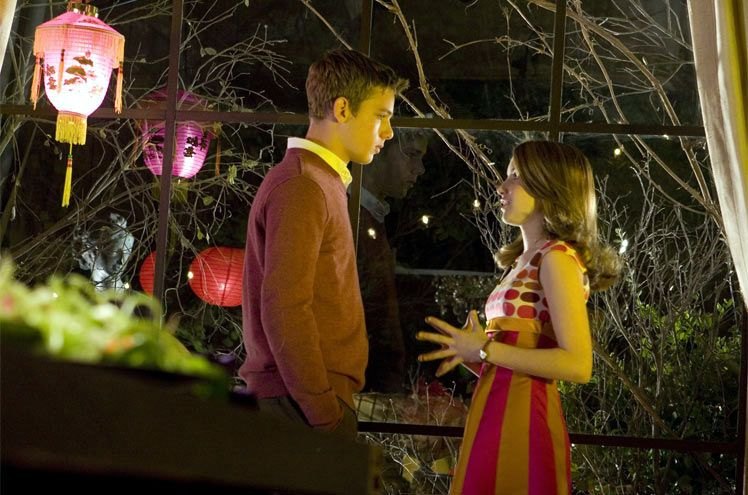 Emma Roberts as Nancy Drew and Max Thieriot as Ned Nickerson