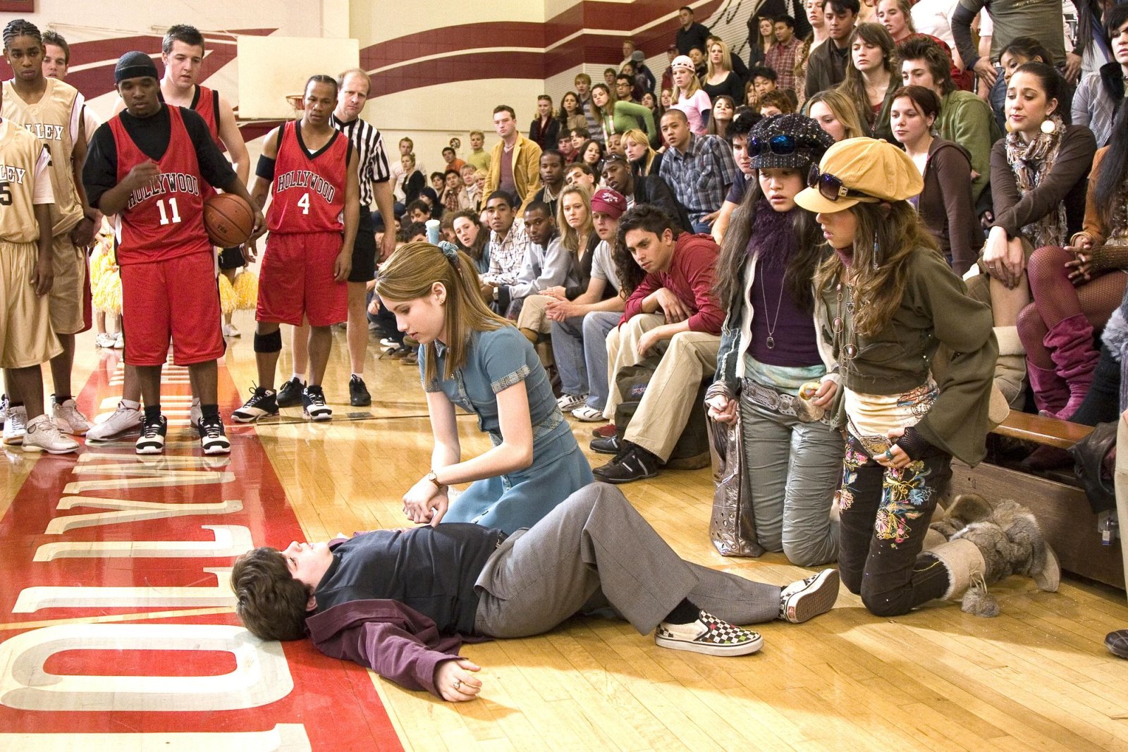 Emma Roberts as Nancy Drew, Josh Flitter as Corky Veinshtein, Daniella Monet as Inga Veinshtein and Kelly Vitz as Trish